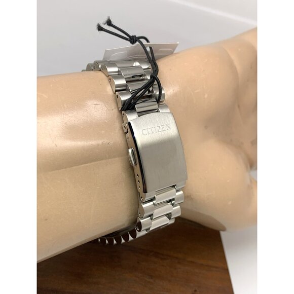 Citizen Men's Watch NJ0150-56L Automatic Blue Dial Silver Stainless Steel 40mm - Picture 10 of 14